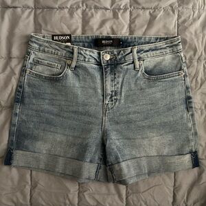 Hudson Jeans Women's Blue Denim Shorts
